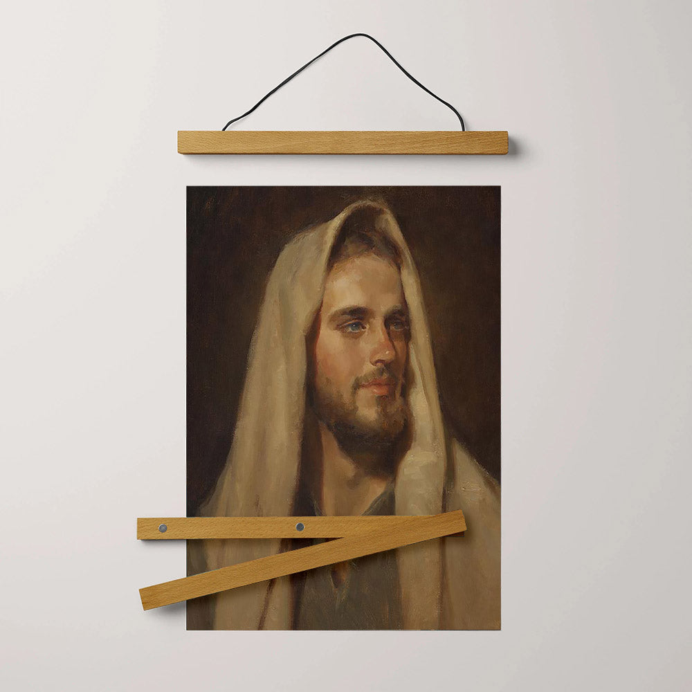 Beloved Son Hanging Canvas Wall Art - Jesus Picture - Jesus Portrait Canvas - Religious Canvas