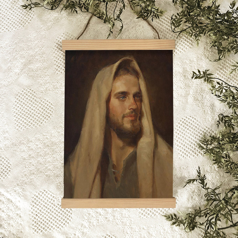 Beloved Son Hanging Canvas Wall Art - Jesus Picture - Jesus Portrait Canvas - Religious Canvas