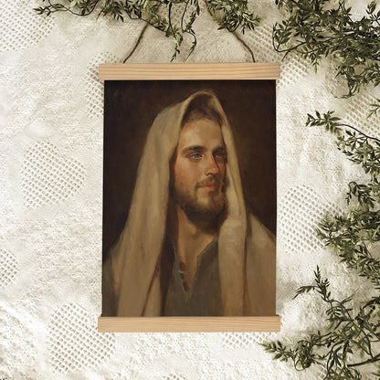 Beloved Son Hanging Canvas Wall Art - Jesus Picture - Jesus Portrait Canvas - Religious Canvas