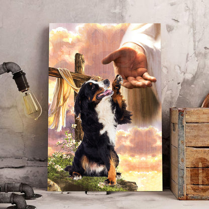 Bernese Mountain God Hand Canvas - Canvas Decor Ideas