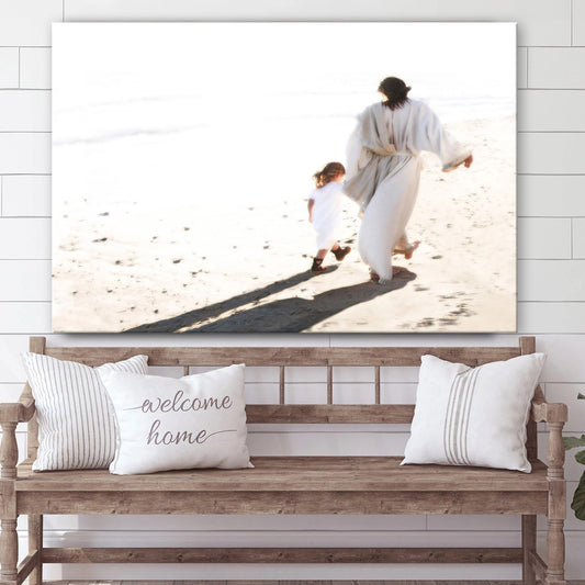Beside Me Canvas Wall Art - Christian Wall Decor