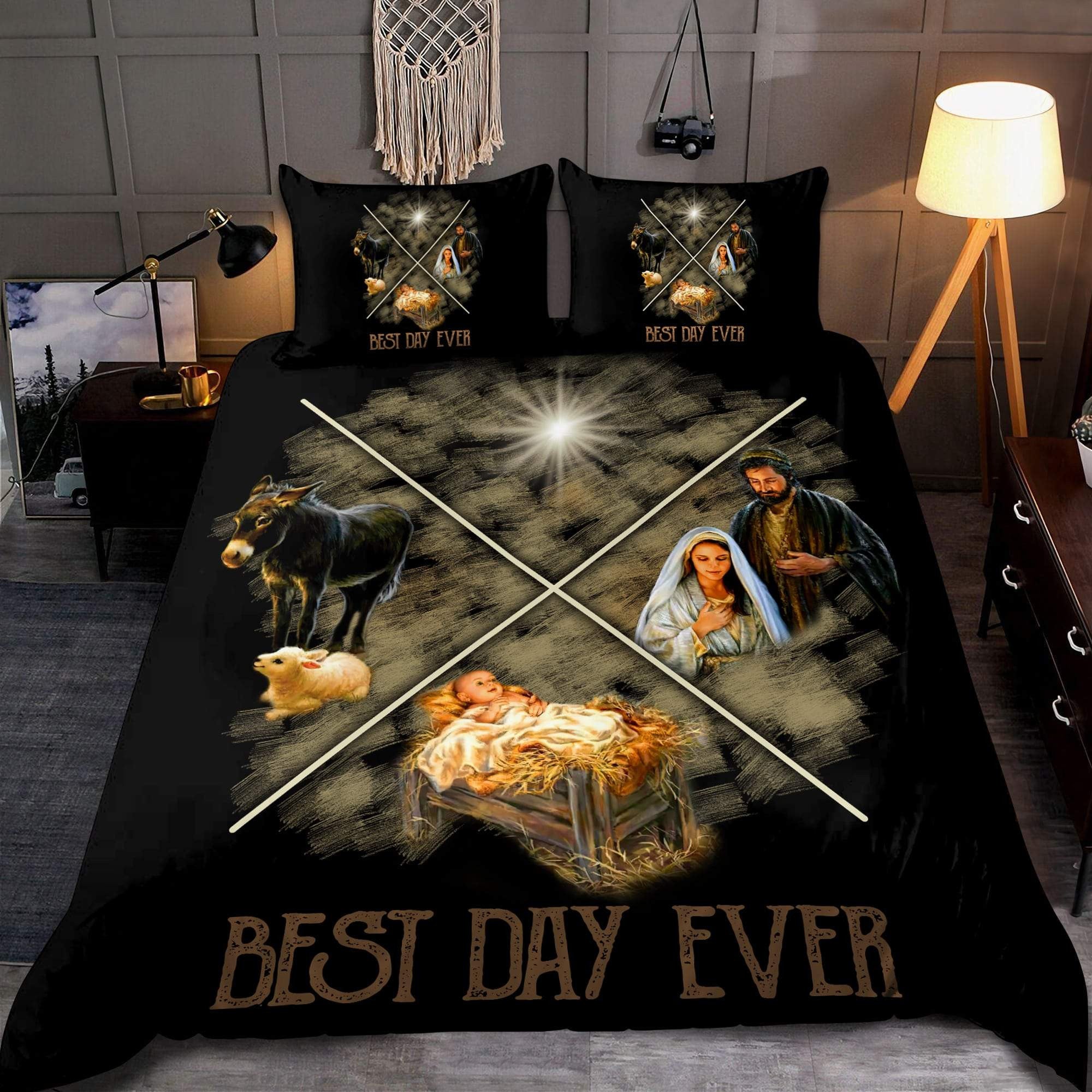 Best Day Ever Jesus Bedding Set - Christian Bedding Sets
