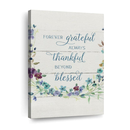 Beyond Blessed Canvas Wall Art - Christian Wall Decor Art - Religious Wall Decor