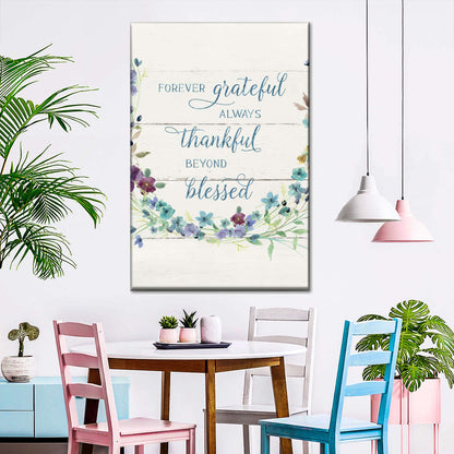 Beyond Blessed Canvas Wall Art - Christian Wall Decor Art - Religious Wall Decor