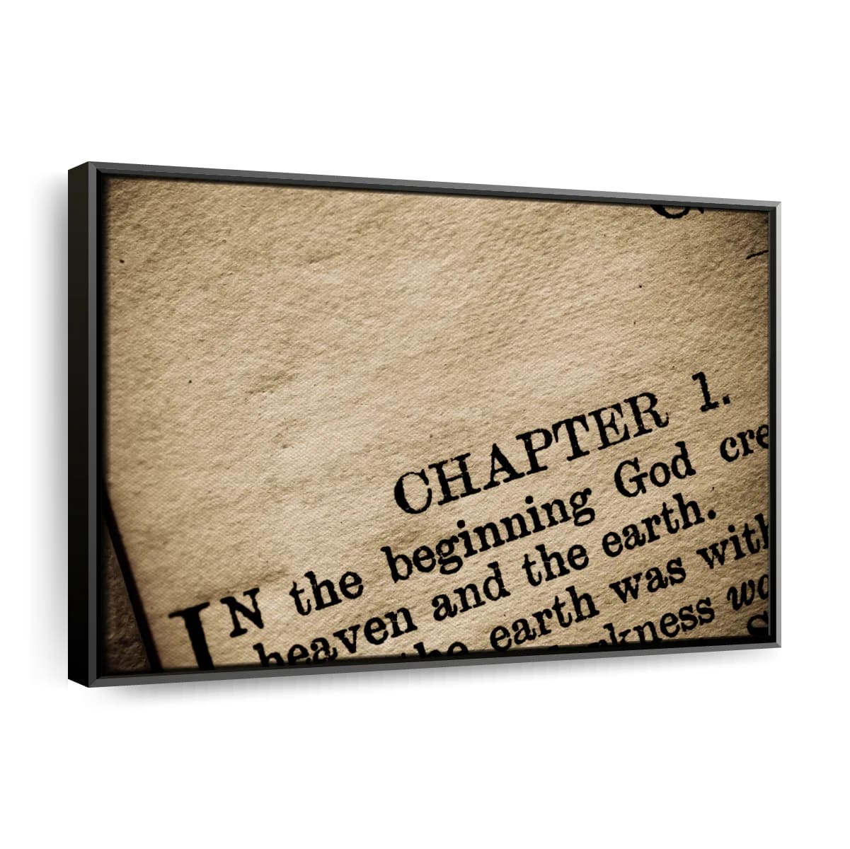 Bible Book Of Genesis Canvas Wall Art - Christian Canvas Wall Art - Religious Wall Art Canvas