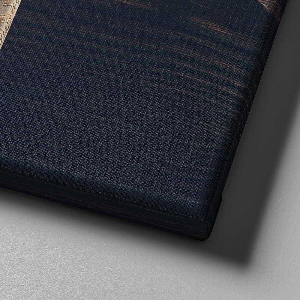 Bible & Cross As For Me And My House We Will Serve The Lord 1 Wall Art - Christian Canvas Wall Art