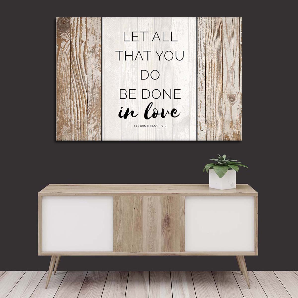Bible Verse Canvas Wall Art - Christian Canvas Wall Art - Religious Wall Art Canvas