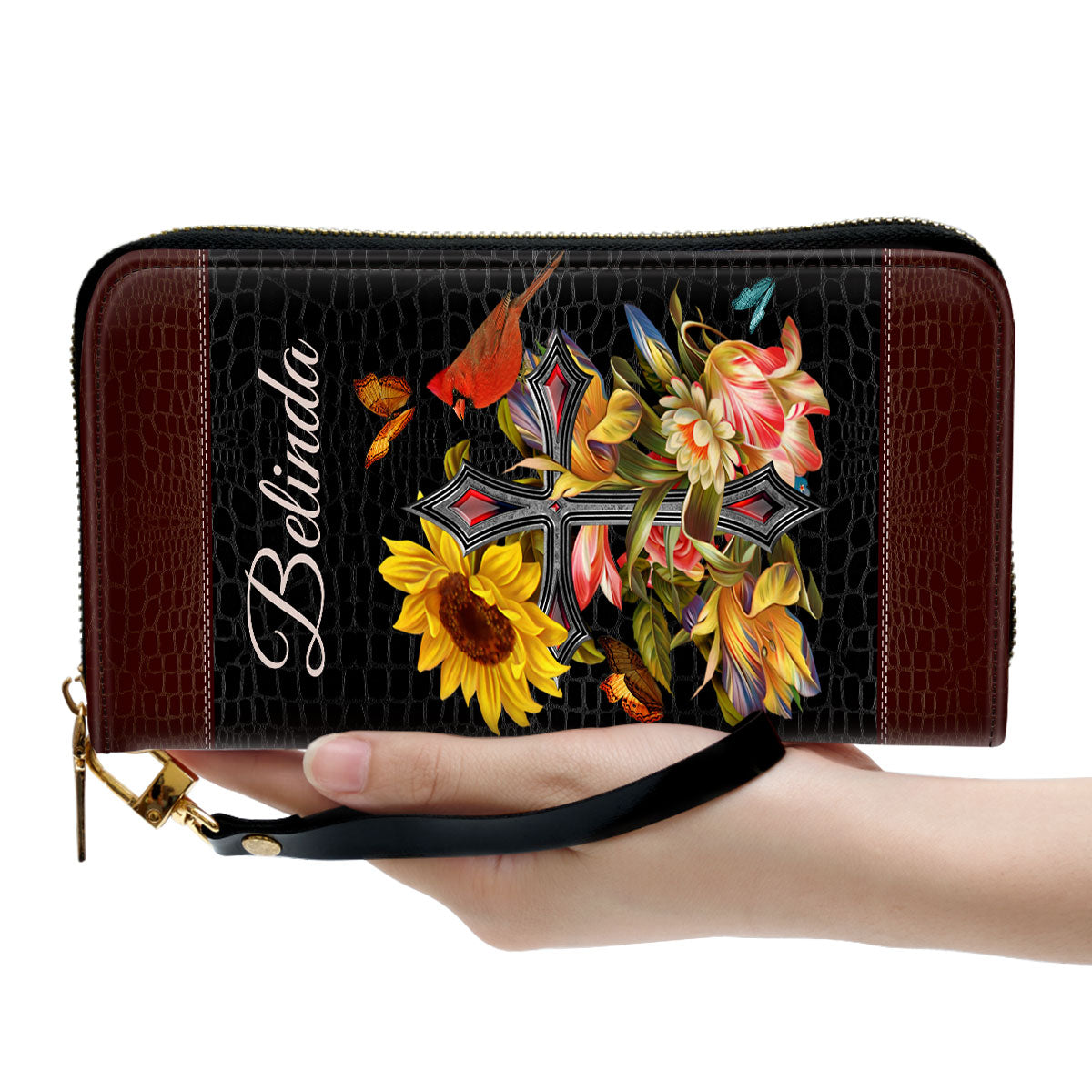 Bible Verse Gifts For Women Romans 1013 Everyone Who Calls On The Name Of The Lord Will Be Saved Clutch Purse For Women - Personalized Name