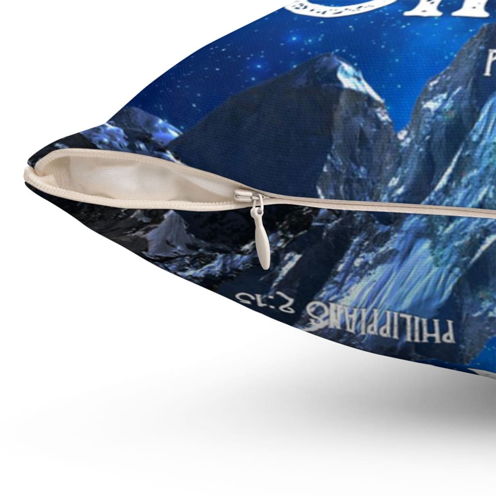 Bible Verse Pillow Philippians 215 You Will Shine Among Them Like Stars In The Sky