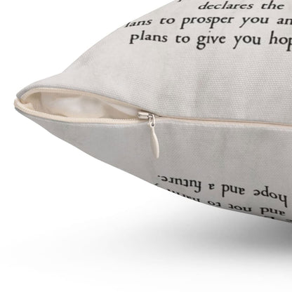 Bible Verse Pillows Jeremiah 2911 Niv, Hummingbird Flowers Pillow