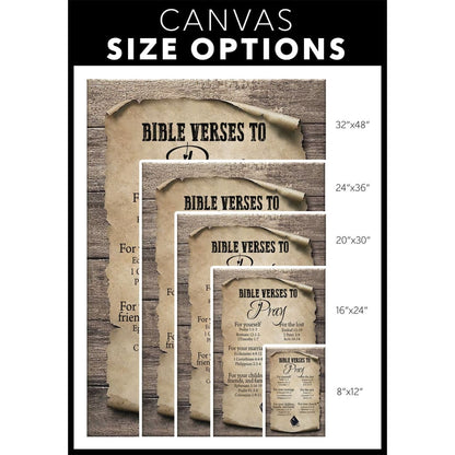 Bible Verse To Pray Canvas Wall Art - Christian Canvas Prints - Bible Verse Canvas