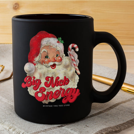 Big Nick Santa Energy Retro Santa Xmas Christmas Trendy 2022 Mug