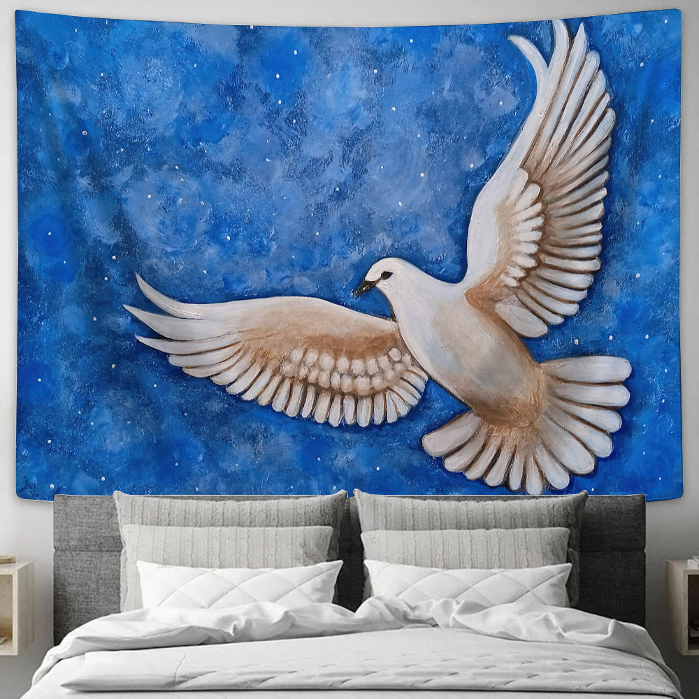 Bird Painting Seascape Tapestry - Tapestry Wall Decor - Home Decor Living Room