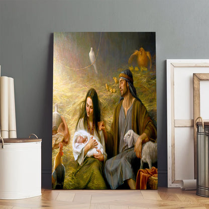 Birth Of Jesus Christ - Canvas Pictures - Jesus Canvas Art - Christian Wall Art