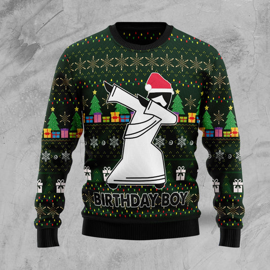 Birthday Boy Jesus Ugly Christmas Sweater For Men & Women Adult - Best Gift For Christian - Christian Shirt