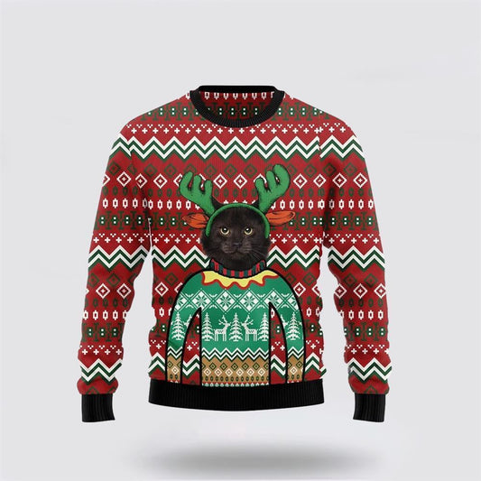 Black Cat Christmas Awesome Funny Family Ugly Christmas Sweater For Men And Women, Best Gift For Christmas, Christmas Fashion Winter