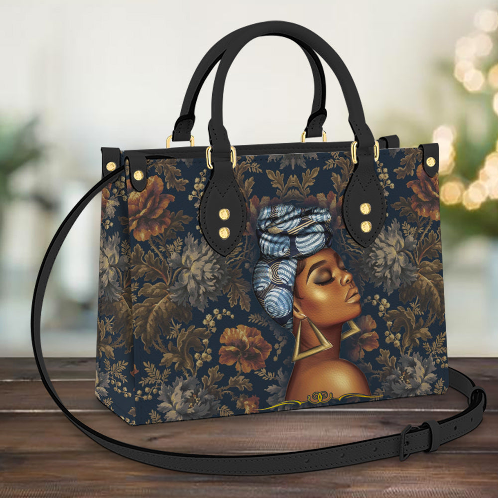 Black Woman 1 Leather Bag - Women's Pu Leather Bag - Best Mother's Day Gifts