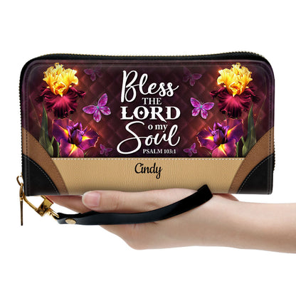 Bless The Lord O My Soul - Awesome Personalized Butterfly Clutch Purse - Women Clutch Purse