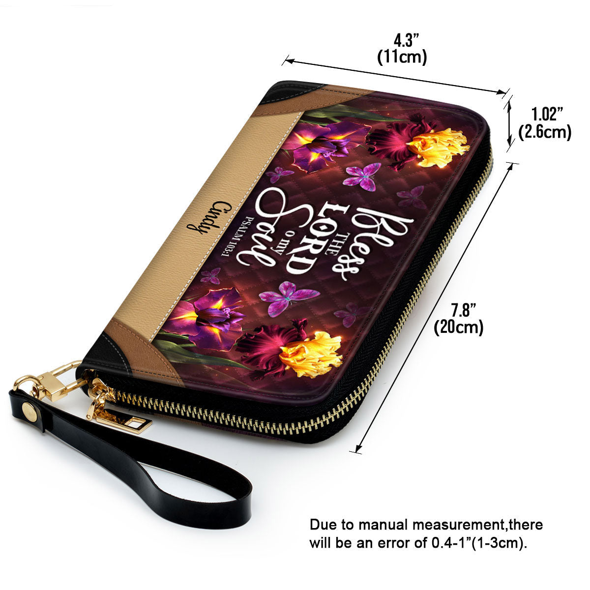 Bless The Lord O My Soul - Awesome Personalized Butterfly Clutch Purse - Women Clutch Purse