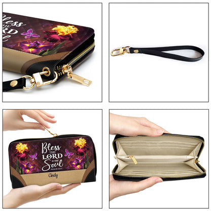 Bless The Lord O My Soul - Awesome Personalized Butterfly Clutch Purse - Women Clutch Purse