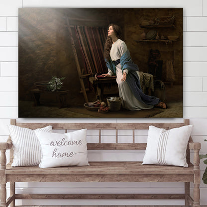 Blessed Among Women  Canvas Picture - Jesus Christ Canvas Art - Christian Wall Art