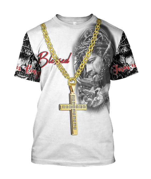Blessed Jesus Shirts - Christian 3d Shirts For Men Women
