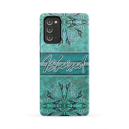 Blessed Phone Case - Christian Gift - Bible Verse Phone Cases Samsung