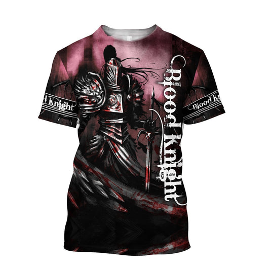 Blood Knight Jesus Shirts - Christian 3d Shirts For Men Women