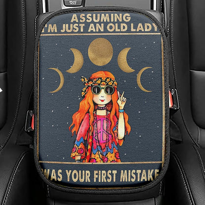 Bohemian Hippie Seat Box Cover, Assuming I'm Just An Old Lady, Boho Room Decor, Gift For Women