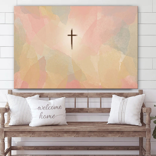 Boho Christian Cross Canvas Posters - Religious Canvas Wall Art - Ciaocustom