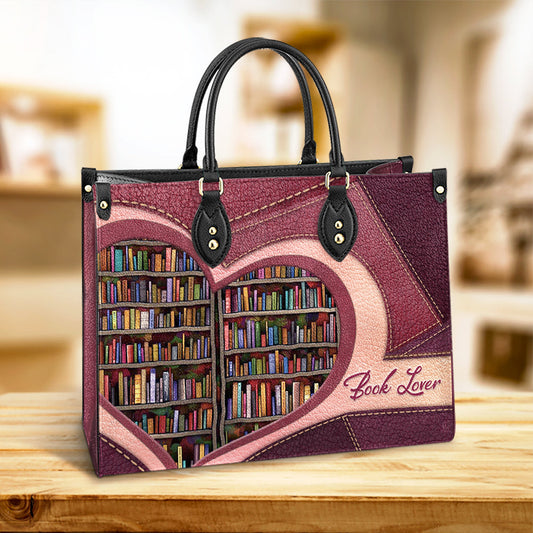 Book Lover 1 Leather Bag - Best Gifts For Book Lovers - Women's Pu Leather Bag