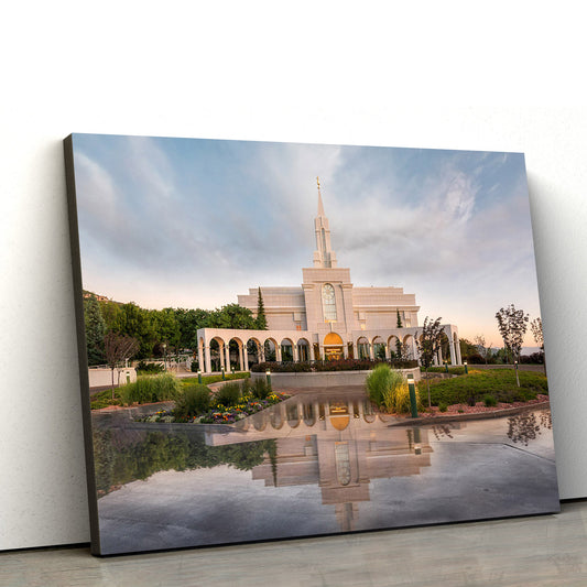 Bountiful Temple Covenant Path Series Canvas Wall Art - Jesus Christ Picture - Canvas Christian Wall Art