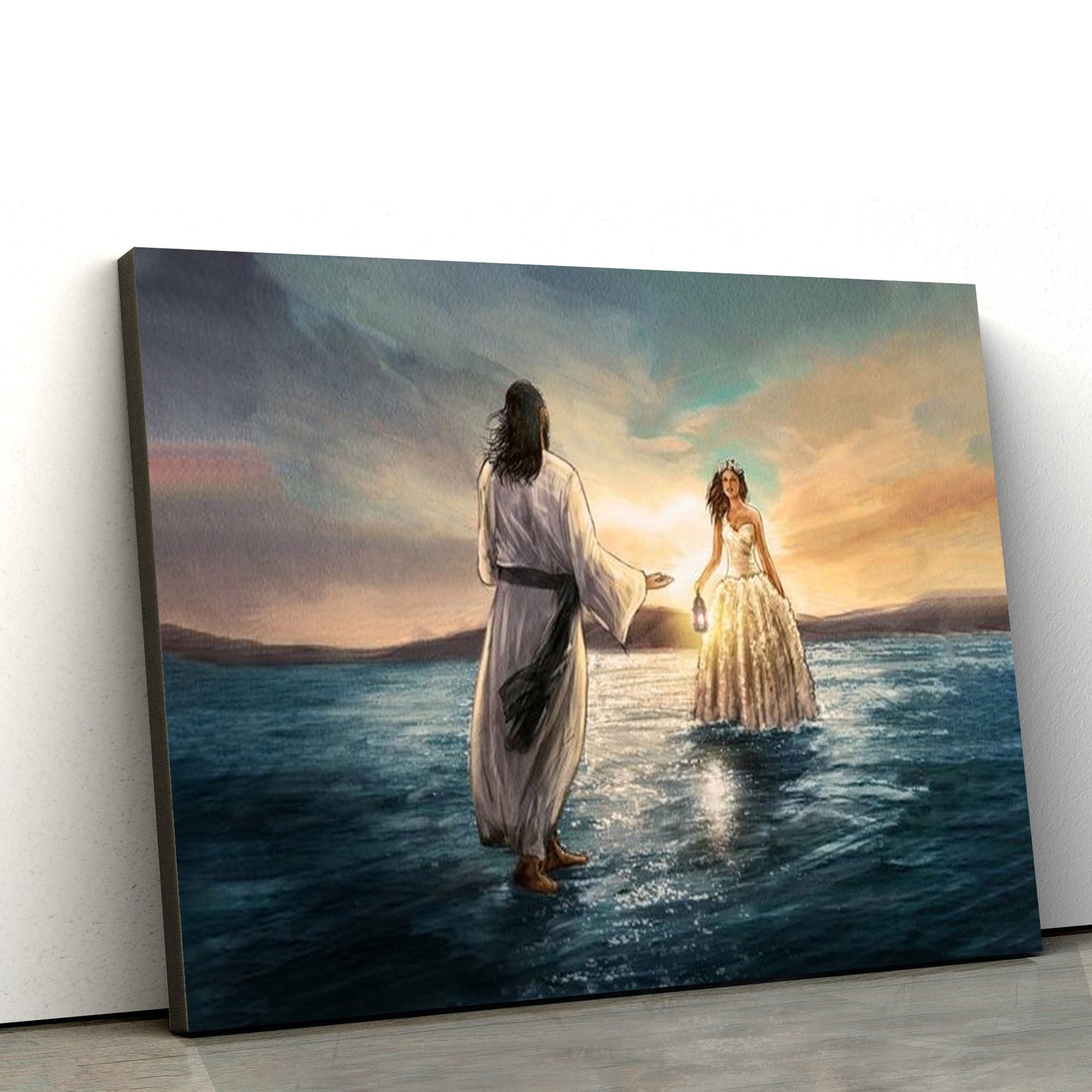 Bride Of Christ Canvas Wall Art - Jesus Canvas Picture - Christian Canvas Art