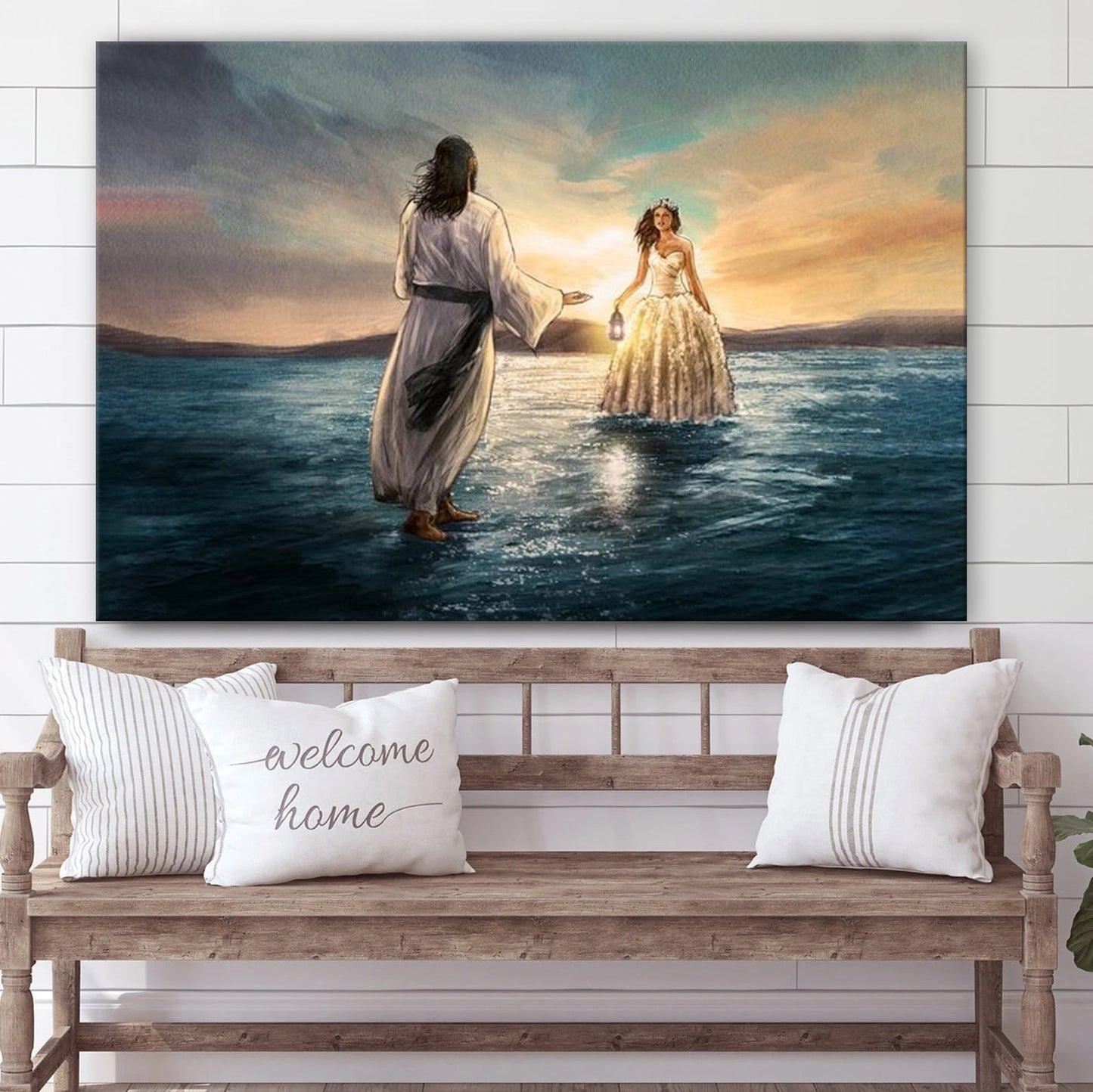 Bride Of Christ Canvas Wall Art - Jesus Canvas Picture - Christian Canvas Art