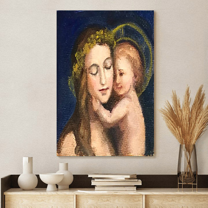 Bringing God's Love Canvas Wall Art - Gift For Mom