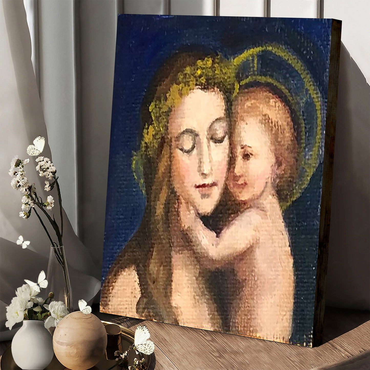 Bringing God's Love Canvas Wall Art - Gift For Mom