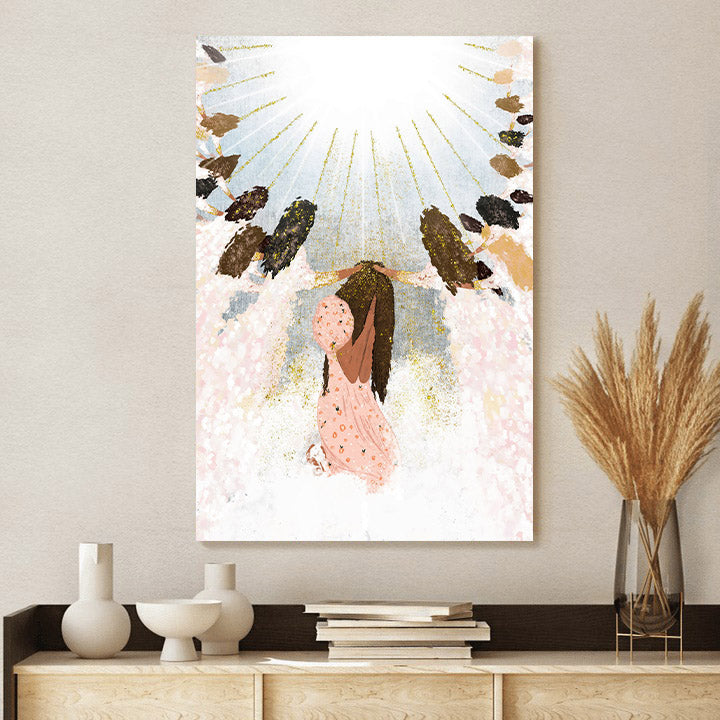 Broken And Beautiful Canvas Wall Art - Christan Wall Decor