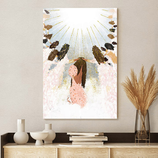Broken And Beautiful Canvas Wall Art - Christan Wall Decor