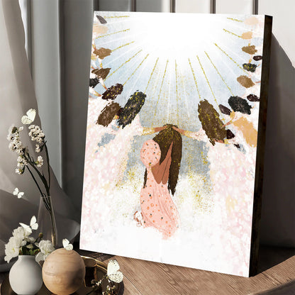 Broken And Beautiful Canvas Wall Art - Christan Wall Decor