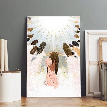 Broken And Beautiful Canvas Wall Art - Christan Wall Decor