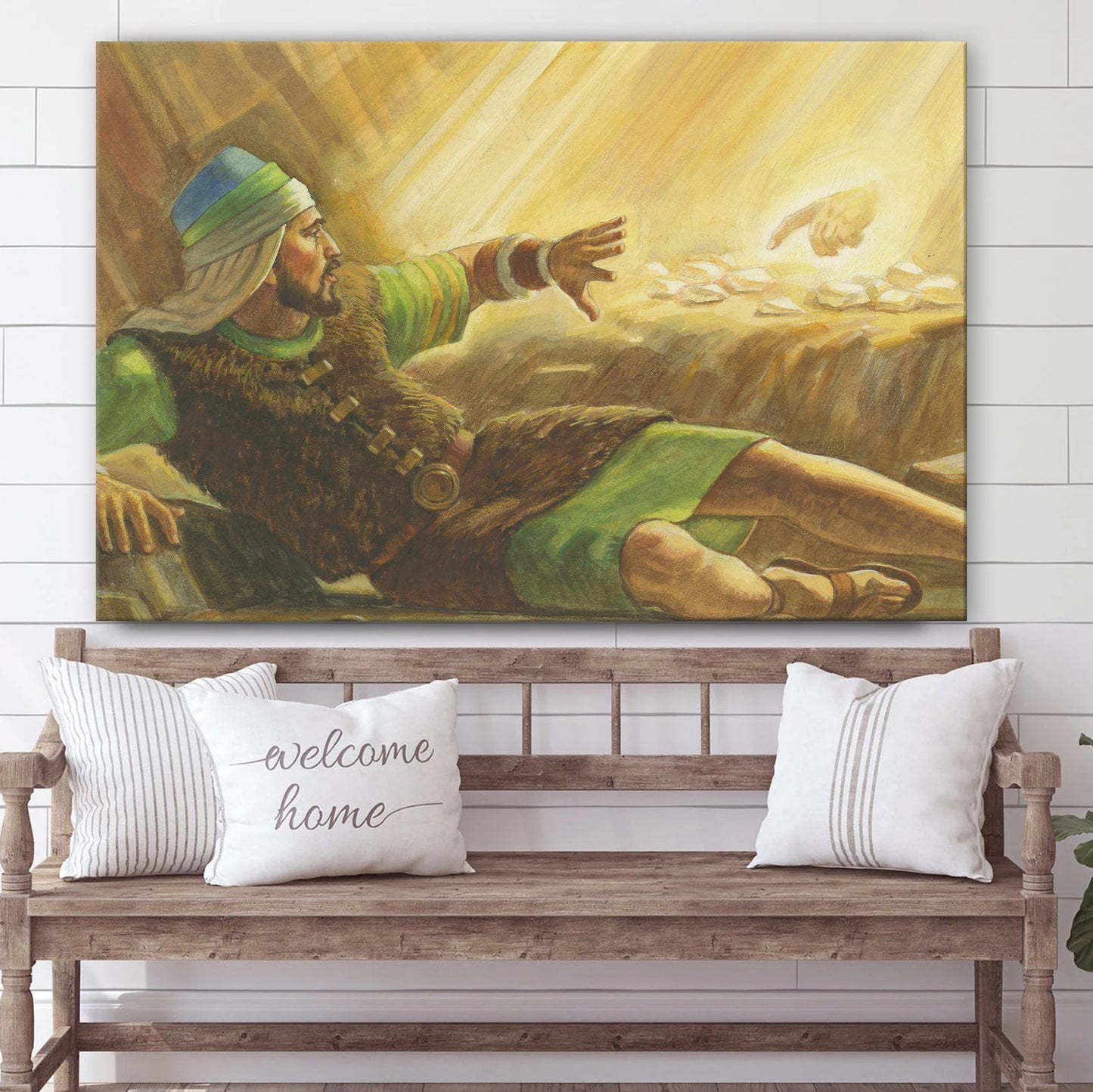 Brother Of Jared Sees The Finger Of The Lord Canvas Wall Art - Christian Canvas Pictures - Religious Canvas Wall Art