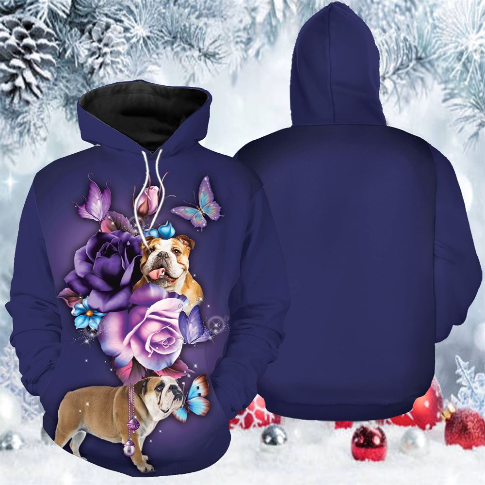 Bulldog Magical All Over Print 3D Hoodie For Men And Women, Best Gift For Dog lovers, Best Outfit Christmas