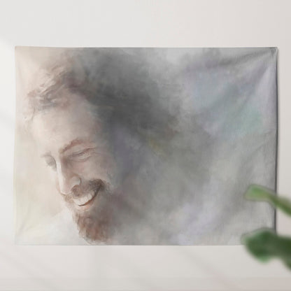 Joy - Jesus Christ Tapestry Wall Art - Tapestry Wall Hanging - Christian Wall Art - Tapestries - Ciaocustom