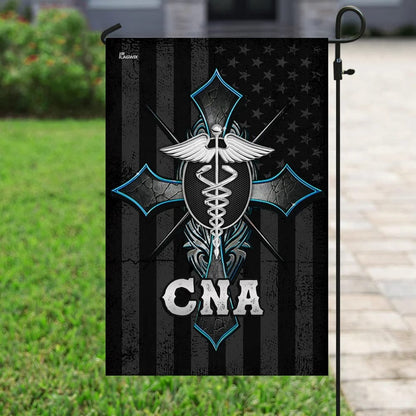 CNA & Christian Cross Flag - Outdoor Christian House Flag - Christian Garden Flags