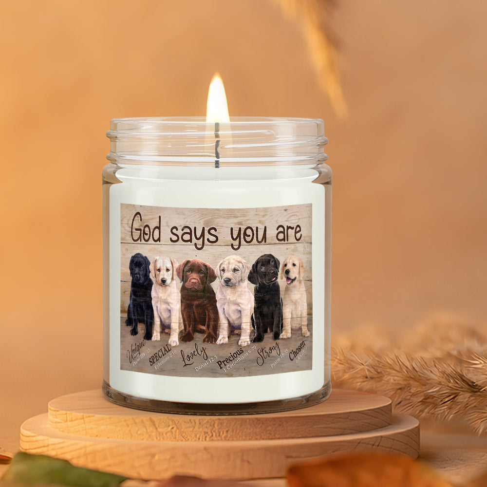 God Says You Are - Dog - Jesus And Horse  - Scented Candles - Scented Soy Candle - Natural Candle - Soy Wax Candle 9oz - Ciaocustom