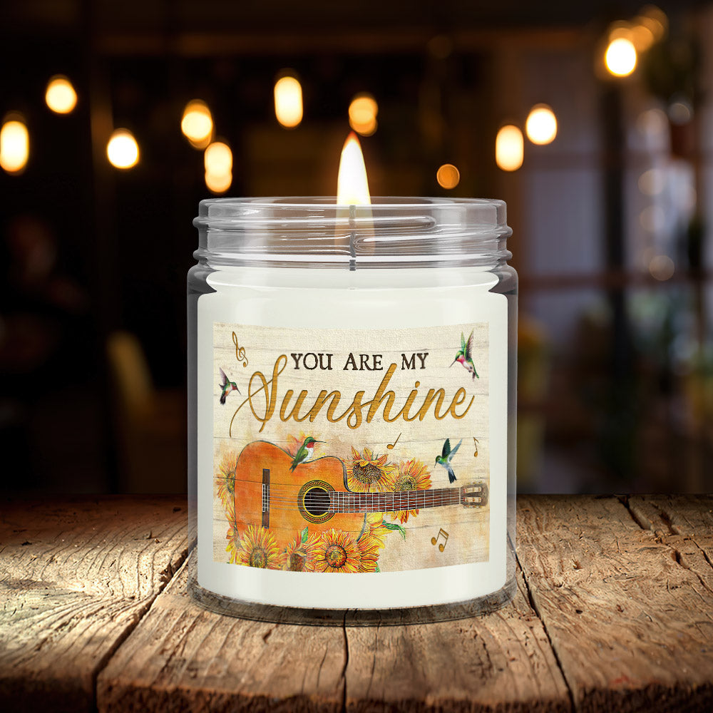 You Are My Sunshine - Hummingbird - Christian Candles - Bible Verse Candles - Natural Candle - Soy Wax Candle 9oz - Ciaocustom