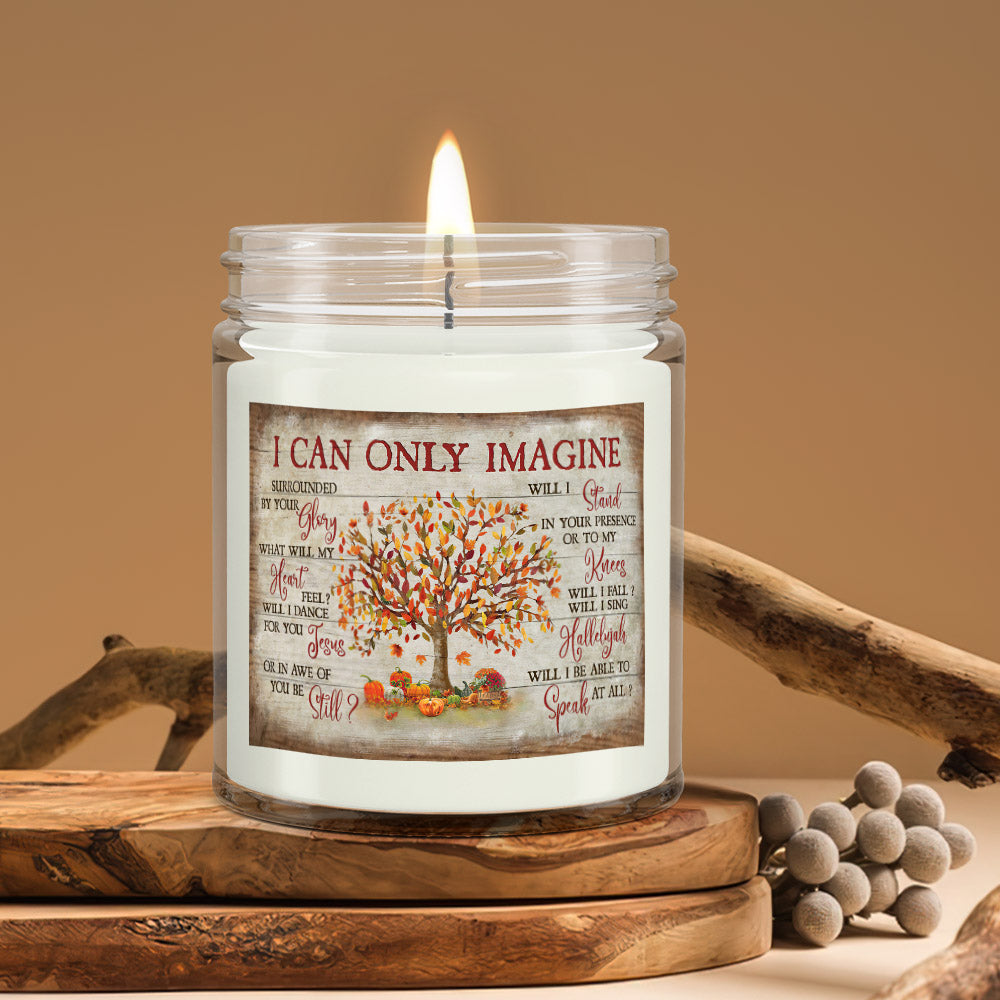 I Can Only Imagine - Bible Verse Candles - Natural Candle - Soy Wax Candle 9oz - Ciaocustom