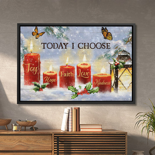 To Day I Choose Joy - Jesus And Lion - Eagle - Jesus Poster - Wall Art - Jesus Canvas - Christian Gift - Ciaocustom