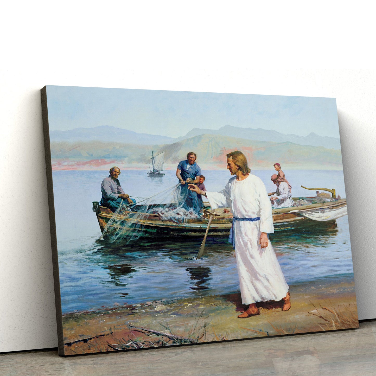 Calling Of The Fishermen Canvas Wall Art - Christian Canvas Pictures - Religious Canvas Wall Art