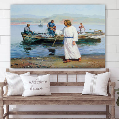 Calling Of The Fishermen Canvas Wall Art - Christian Canvas Pictures - Religious Canvas Wall Art